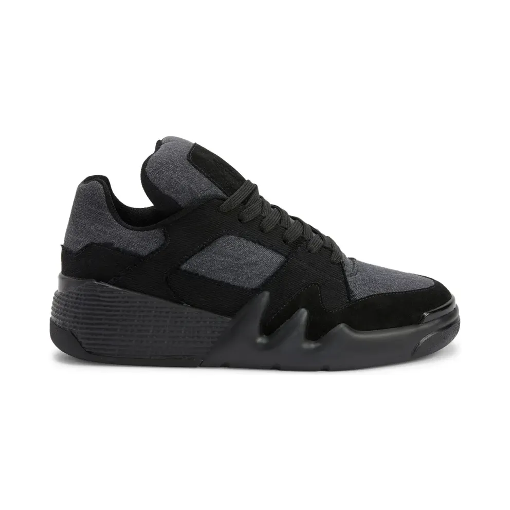 Giuseppe Zanotti Talon mit Logo-Patch – Black (RU40014002)