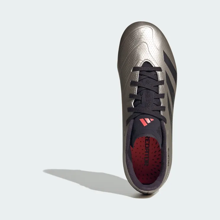 adidas Predator League FG Platinum Metallic Aurora Black Turbo (IF6354)
