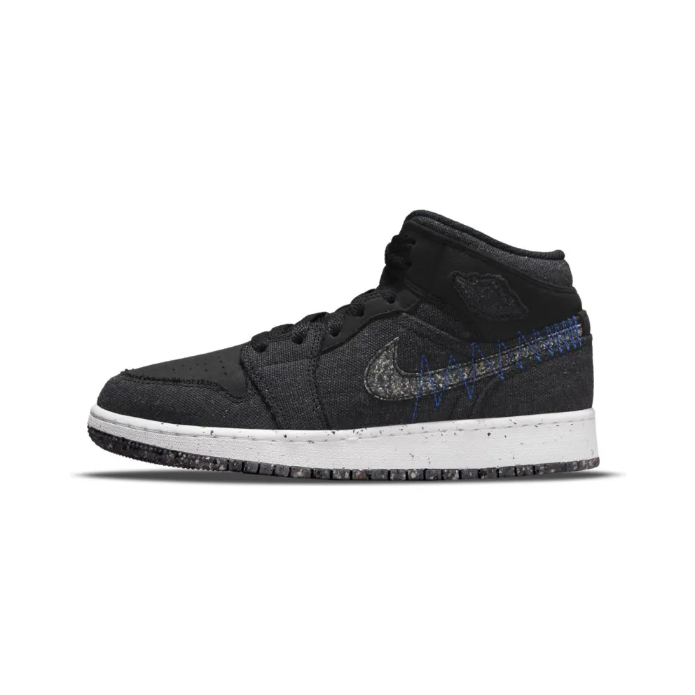 Jordan 1 Mid SE Crater Black (GS) (DM4334-001)