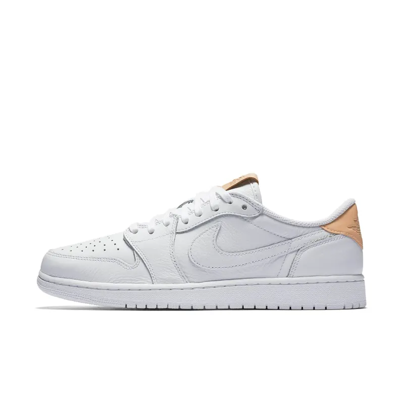 Jordan 1 Retro Low OG White Vachetta White/Vachetta Tan-White (905136-100)