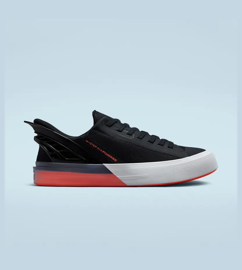 Converse Chuck Taylor All Star FlyEase Zwart/wild Mango/wit (172805C)