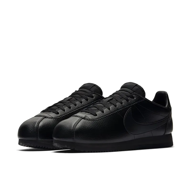 Nike Classic Cortez Leather Triple Black Black/Black-Anthracite (749571-002)