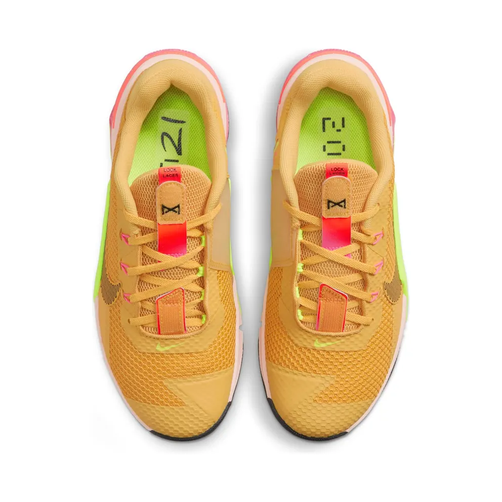 Nike Metcon 7 X Training Shoe Yellow “Pollen / Volt / Pale Coral / Black” (DA8110-721)