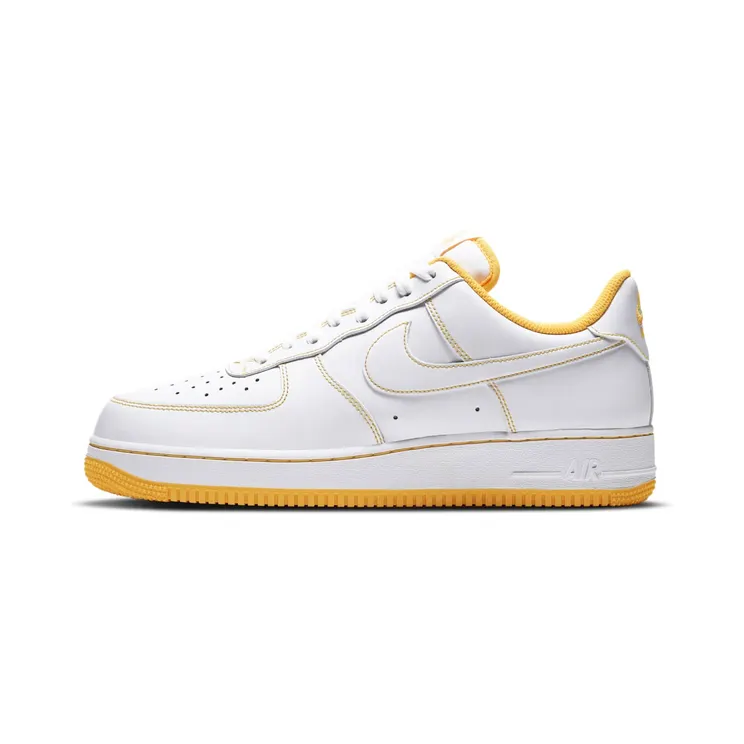 Nike Air Force 1 Stitch Laser Orange (2021) “White / Laser Orange” (CV1724-102)