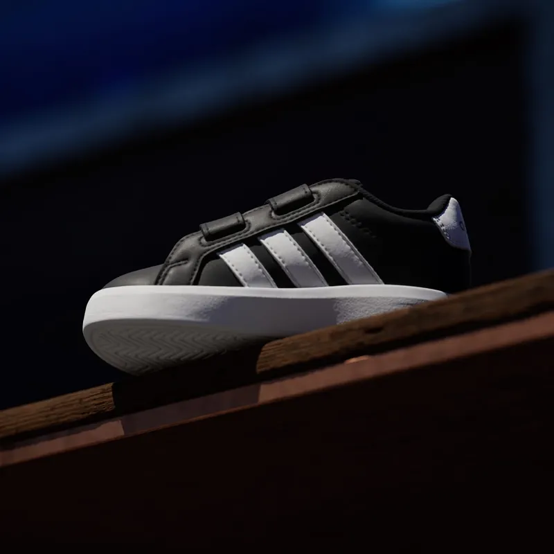 Adidas Grand Court 3.0 Peuters Core Black / Cloud White / Cloud White (HP3535)