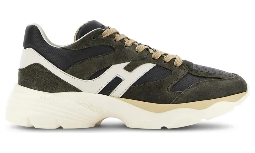 Hogan mit Wildledereinsätzen “Grey” (HXM6650FJ10QBL)