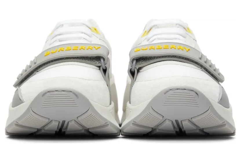 Burberry White & Yellow Ramsey Sneakers (8037258) (2)