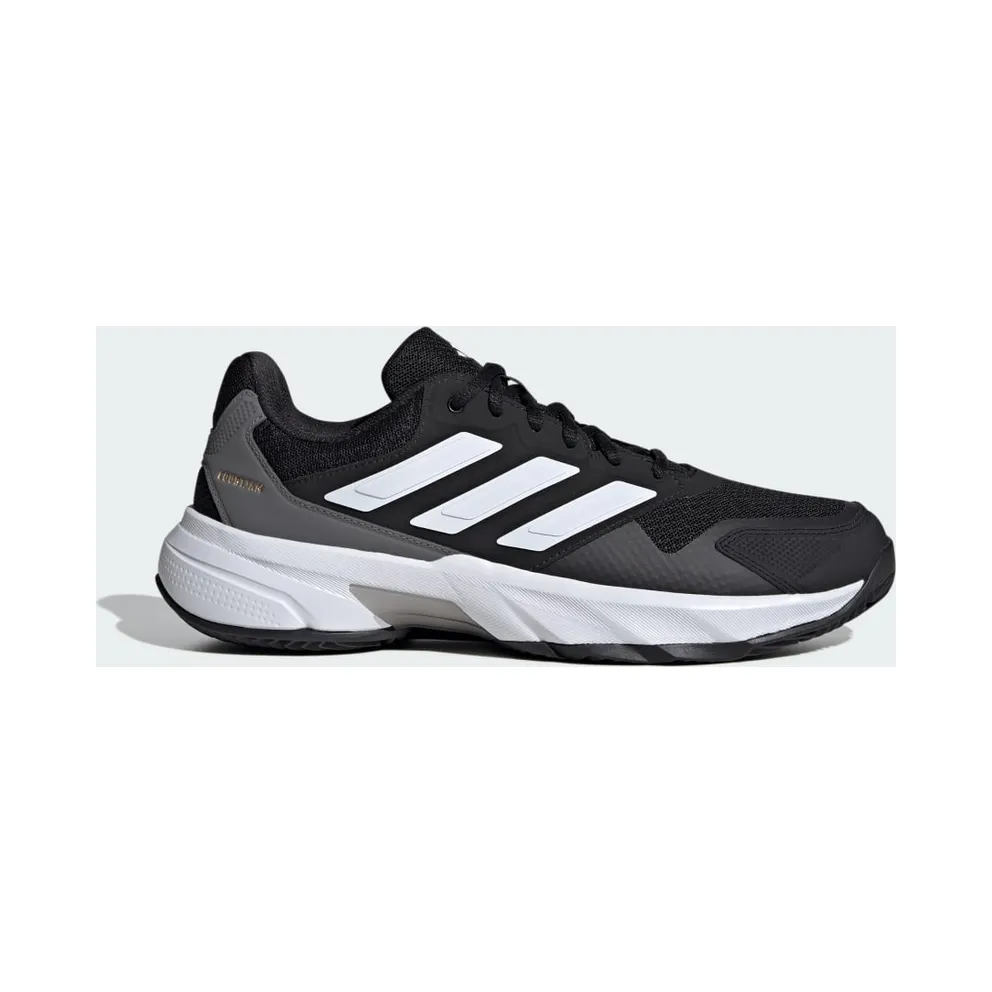 Adidas CourtJam Control 3 Clay Tennis Shoes Core Black / Cloud White / Grey Four (ID7392)