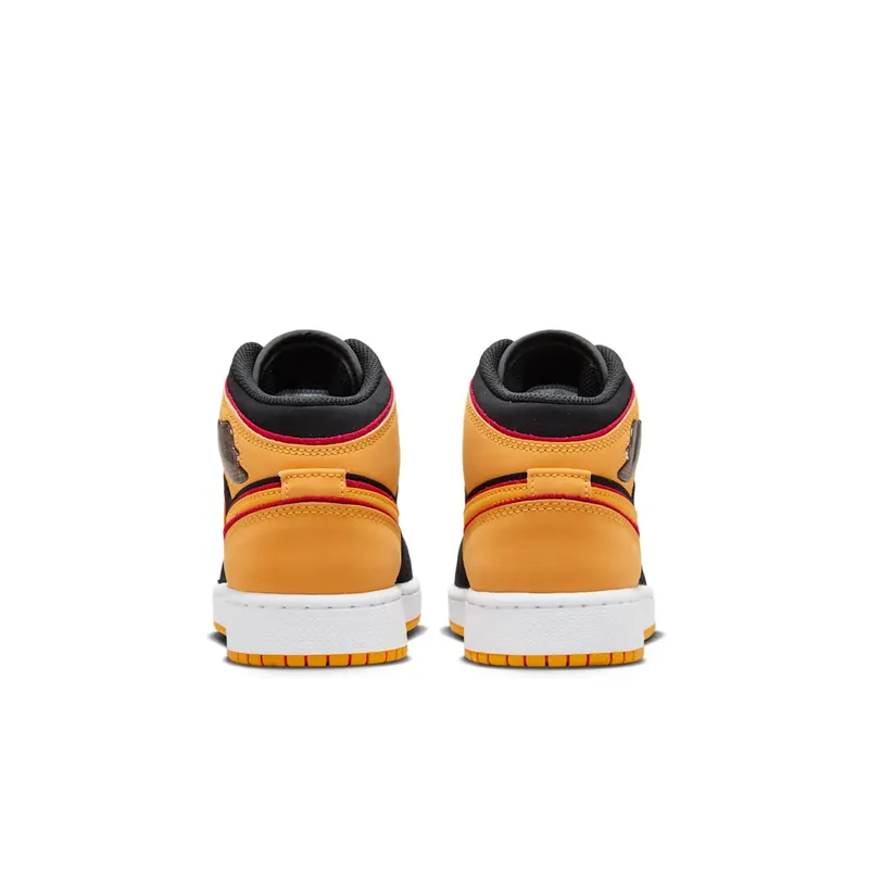 Jordan 1 Mid SE Black Vivid Orange (FJ4924-008)