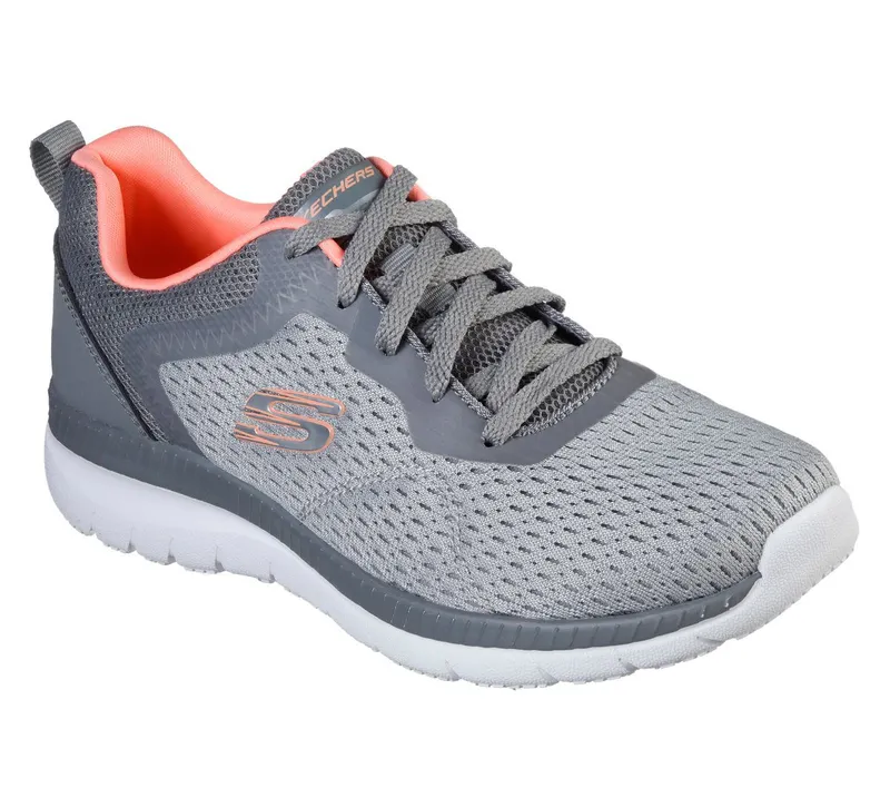 Skechers Bountiful – Quick Path Sneaker Grey/Coral