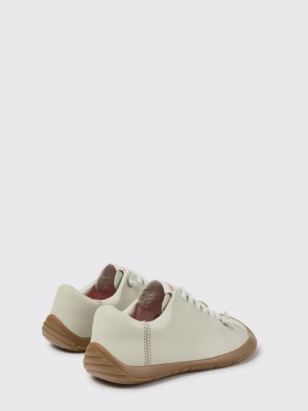 Camper Peu Path+ Smooth Leather Slip-On with Elastic Laces Beige (K201940-013PEUPATH+0)