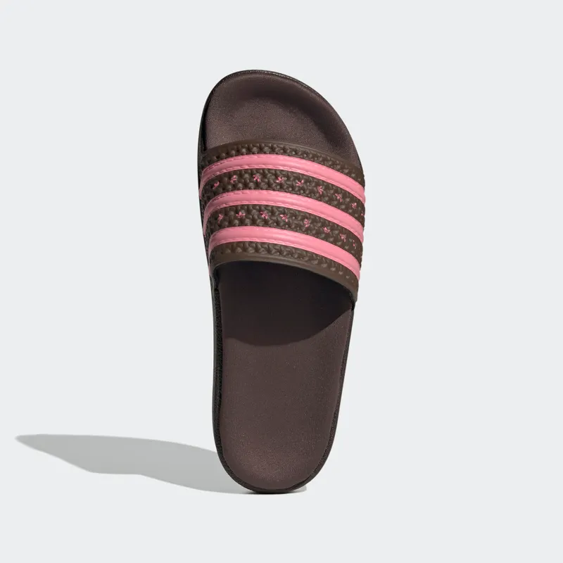 Adidas Adilette Slides Brown / Bliss Pink / Pulse Magenta (GX9576)