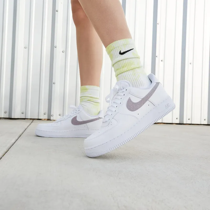 Nike Air Force 1 Low Glitter Swoosh Purple (W) (DH4407-102)