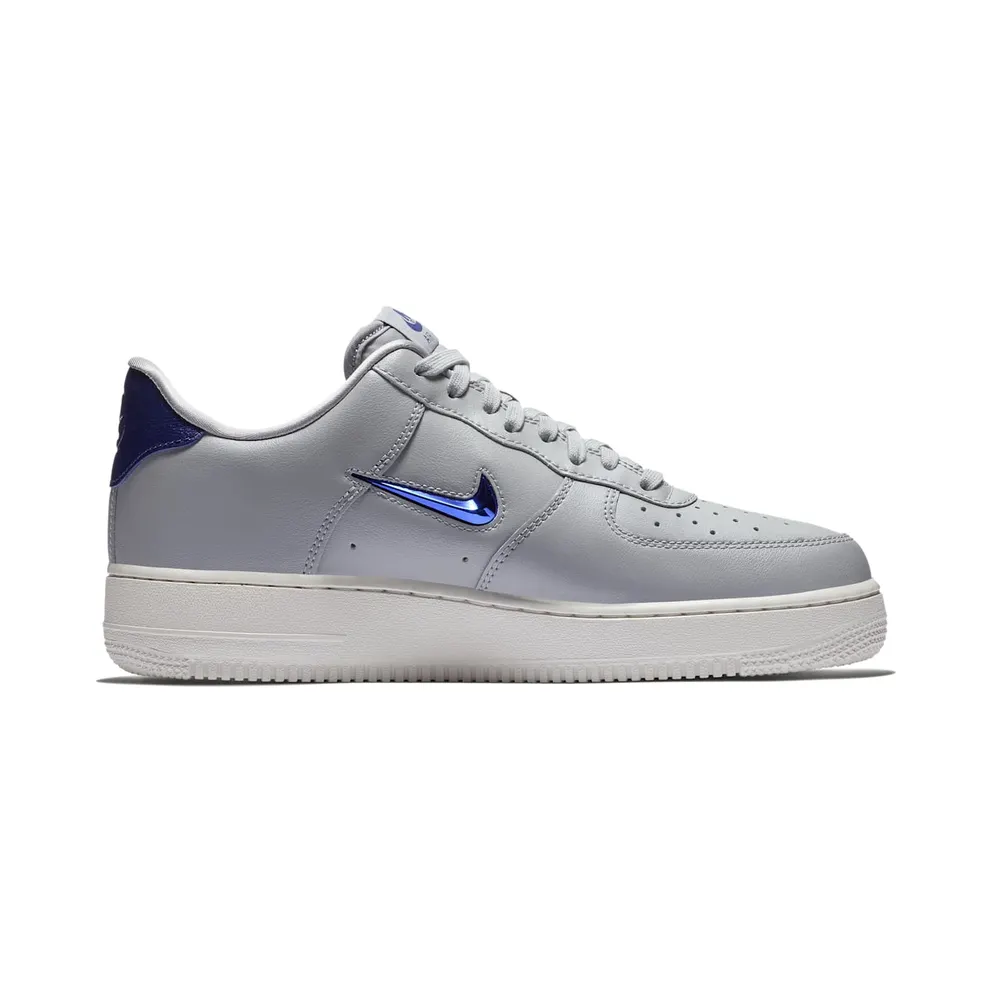Nike Air Force 1 Low Jewel Wolf Grey Royal Blue Wolf Grey/Deep Royal Blue-Summit White (AJ9507-002)