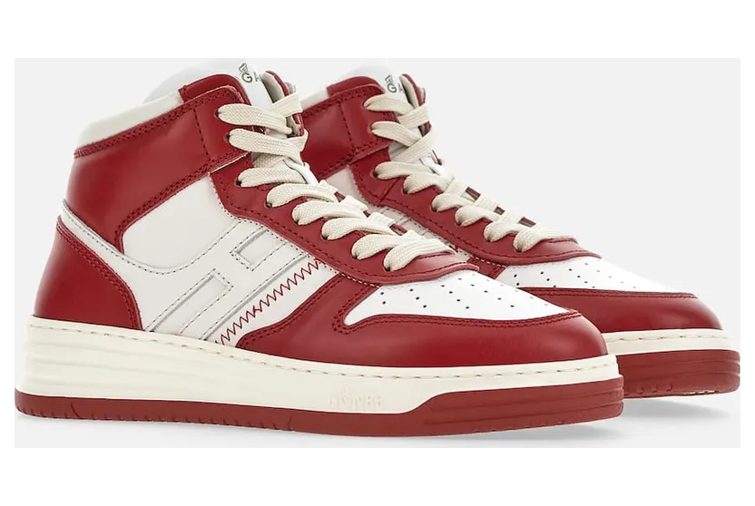 Sneakers Hogan H630 High Top White Red (HXW6300EU40R37958X)