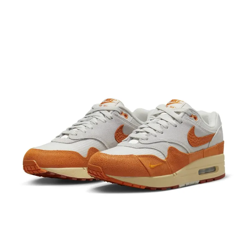 Nike Air Max 1 Light Bone/Neutral Grey/Mars Stone/Magma Orange (DZ4709-001)