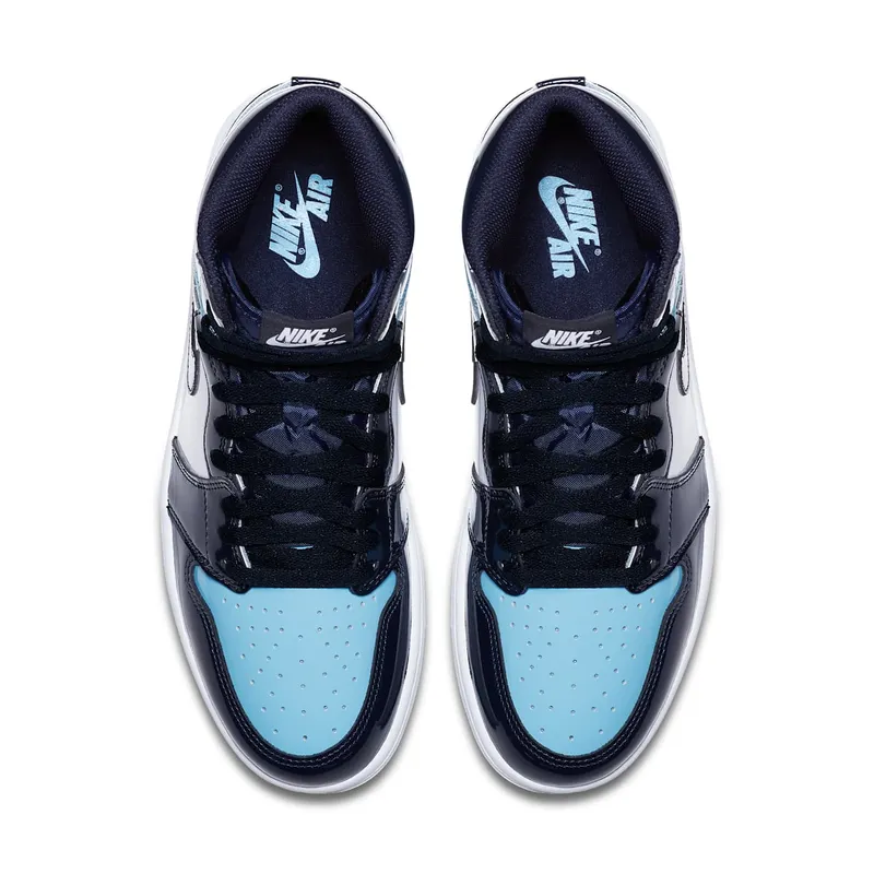 Jordan 1 Retro High UNC Patent (W) Obsidian/Blue Chill-White (CD0461-401)