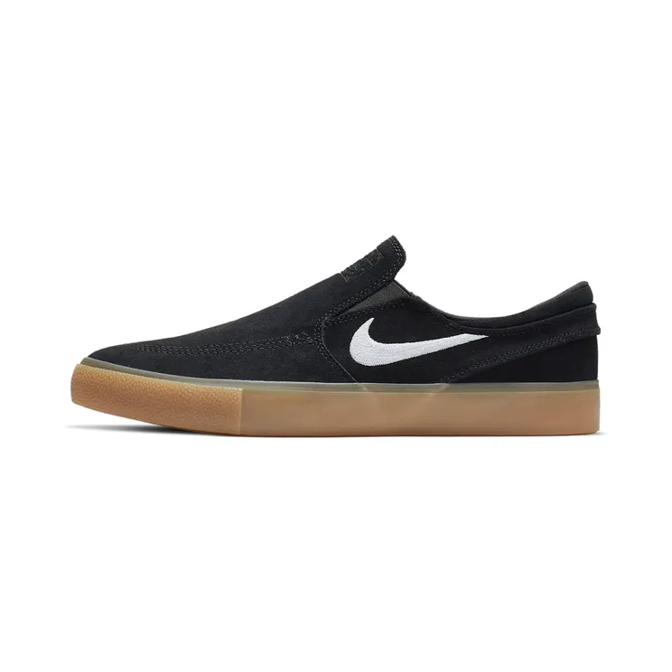 Nike SB Zoom Janoski Slip RM “Black / Gum Light Brown / White” (AT8899-001)
