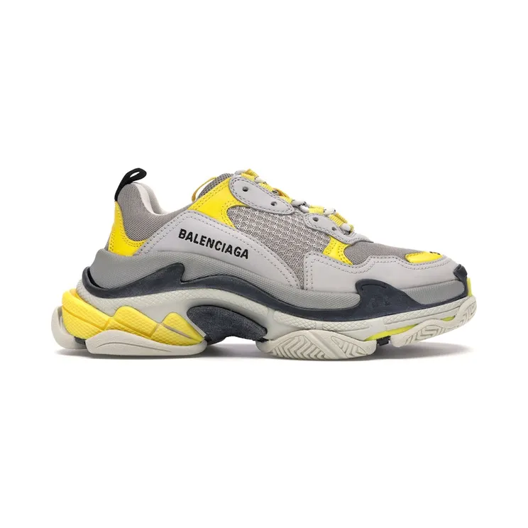 Balenciaga Triple S Grey Yellow (W) (524039W09OH7074)