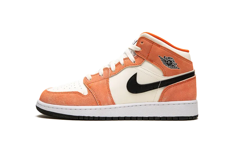 Air Jordan 1 Mid SE GS “Orange Suede” (DV1336-800)
