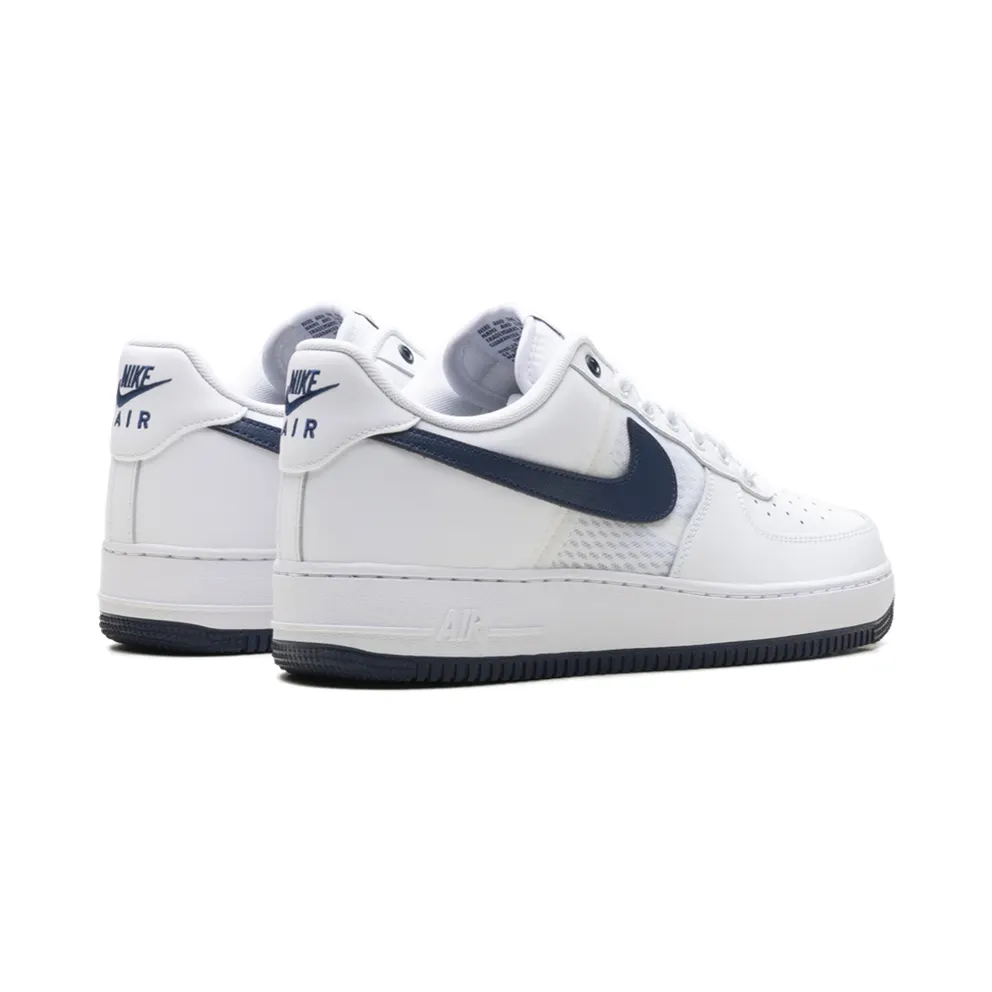 Nike Air Force 1 Low ’07 LV8 SE “Mesh Tape White Midnight Navy” (IH4462-100)