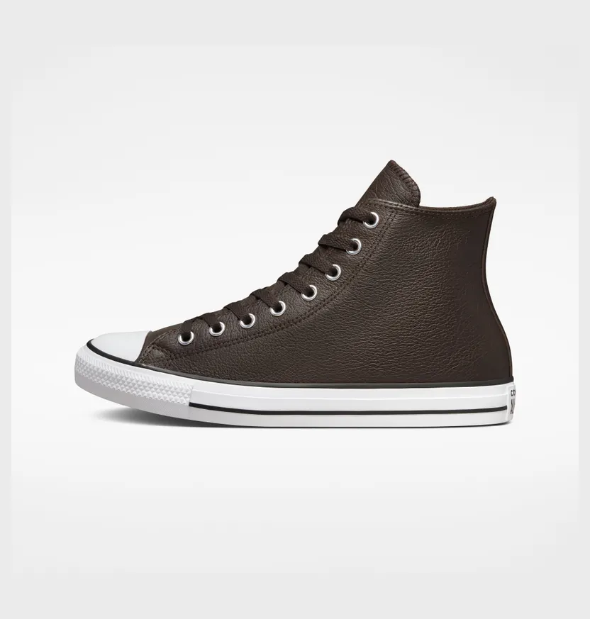 Converse Chuck Taylor All Star Tumbled Leather Velvet Brown/wit/zwart