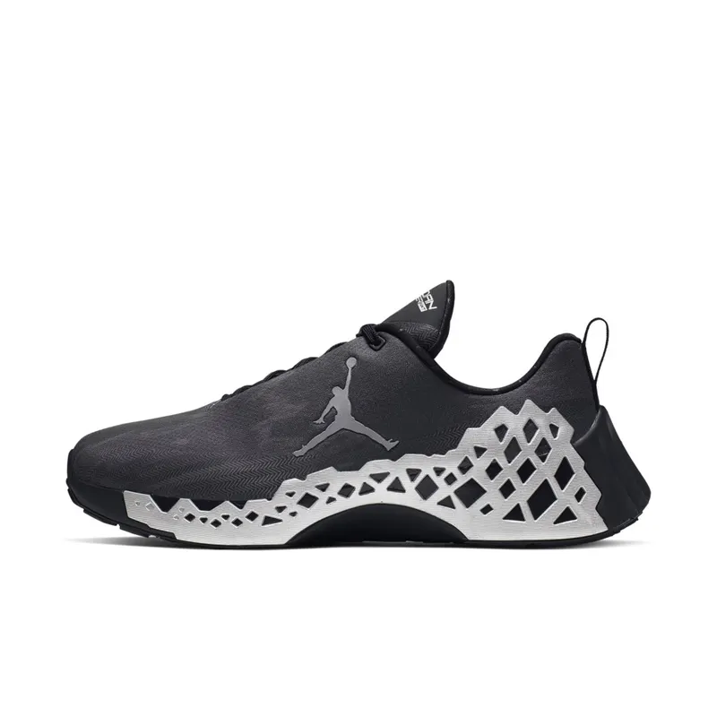 Jordan Trunner Nxt React Black Metallic Silver Black/Anthracite-Metallic Silver (AV1201-001)