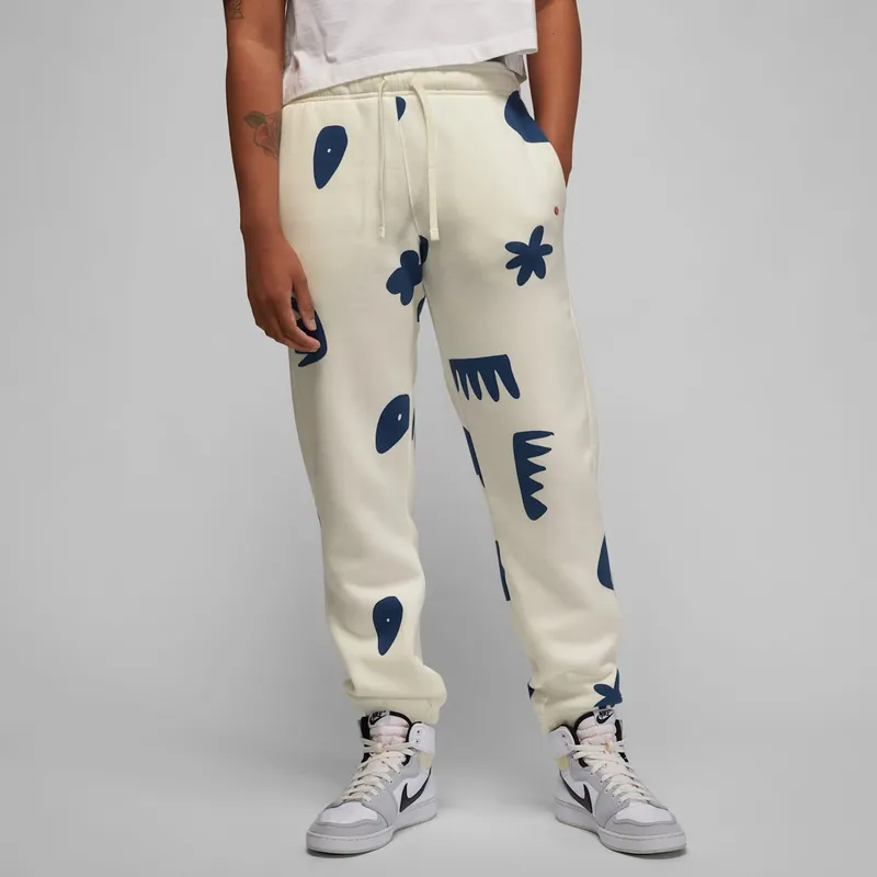 Jordan Artist Series By Mia Lee Fleece Pants “MIA LEE WHITE ROYAL” (DV2008-133)