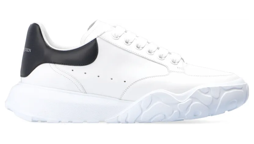 Alexander McQueen Oversized Court Trainer White Black (634619WIA999061)