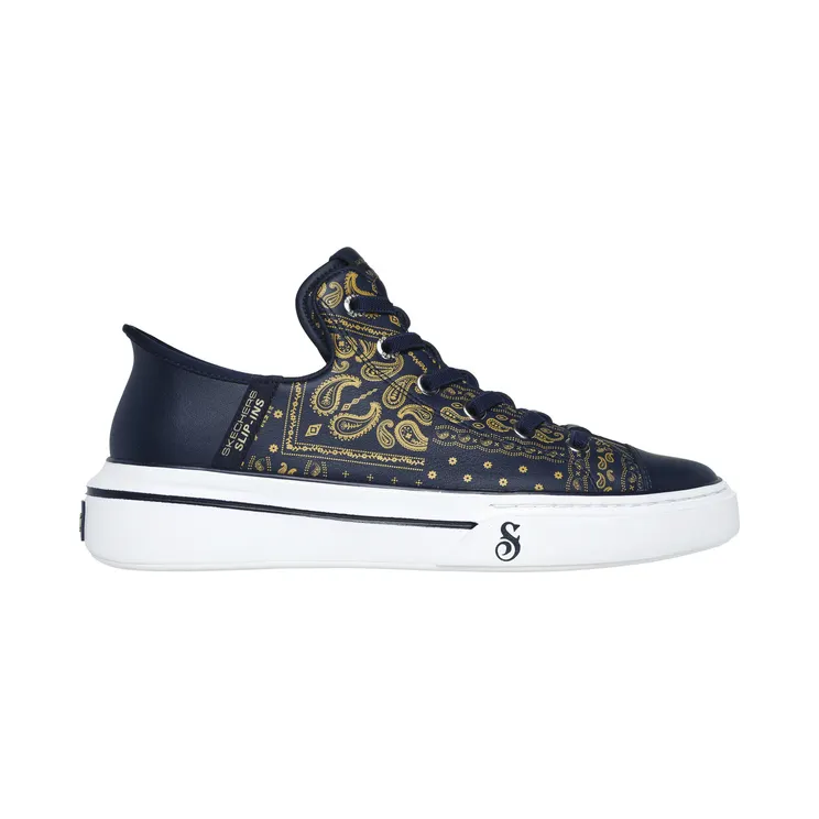 Skechers Premium Leather Slip-ins Snoop One – Double G – Marine (251017 NVY)