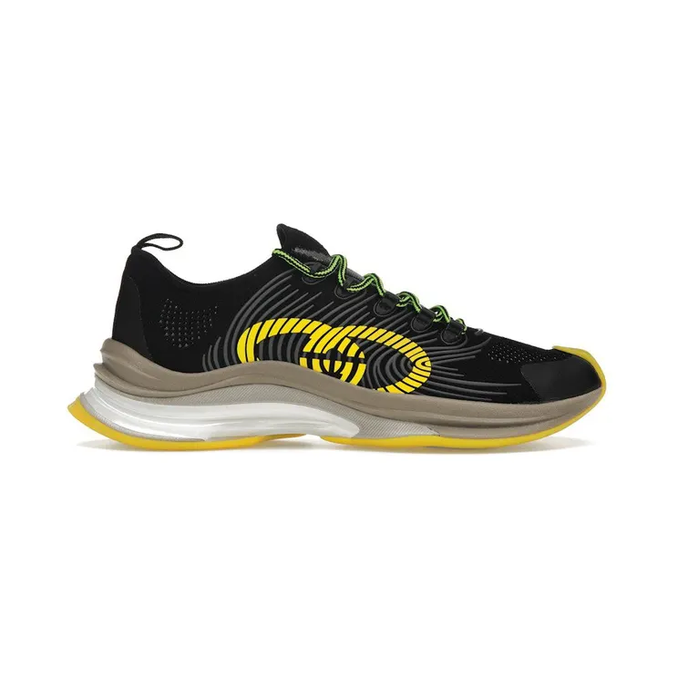 Gucci Run Black Yellow Beige (680938 USM10 8480)