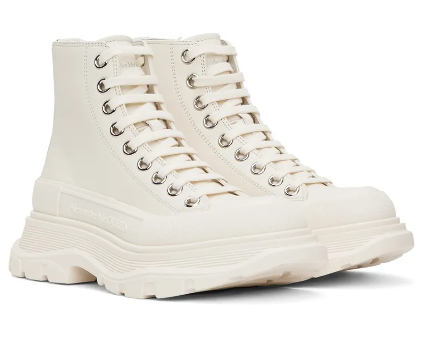 Alexander McQueen Off-White Tread Slick 7906 Hawthorn/Silver (702041WHZ62) (4)