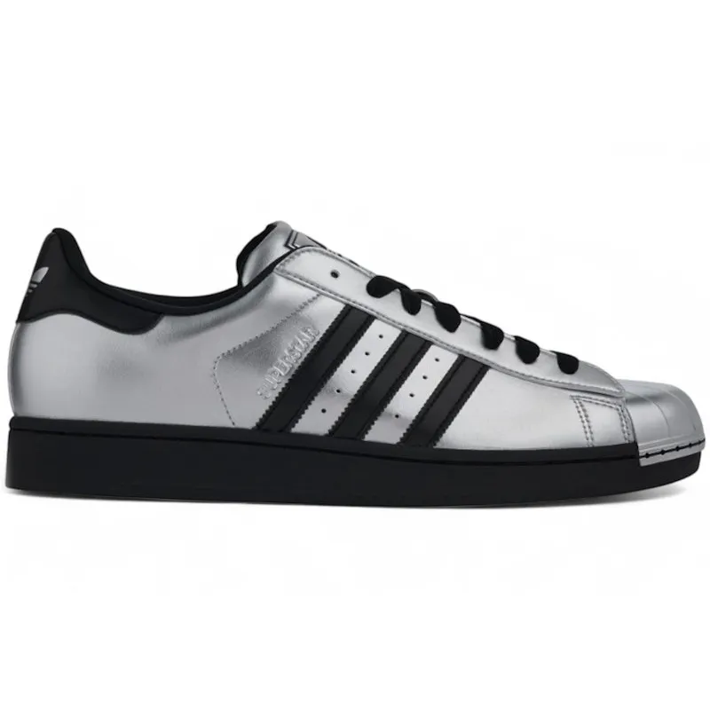 adidas Superstar II Metallic Silver Black Silver Toe (KI9988)