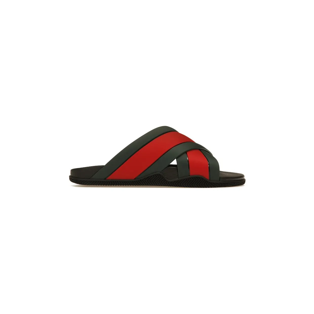 Gucci Web Slide Black Rubber (627820 J8700 8460)