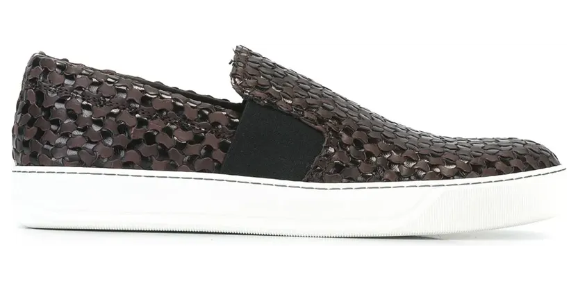 Lanvin ‘Pull-On’ Slip-On-Sneakers “Brown” (FMSKDBMOBUCAH16)