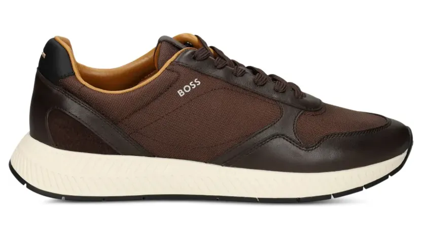 BOSS Titanium Runn panelled sneakers – Zwart (50568757)
