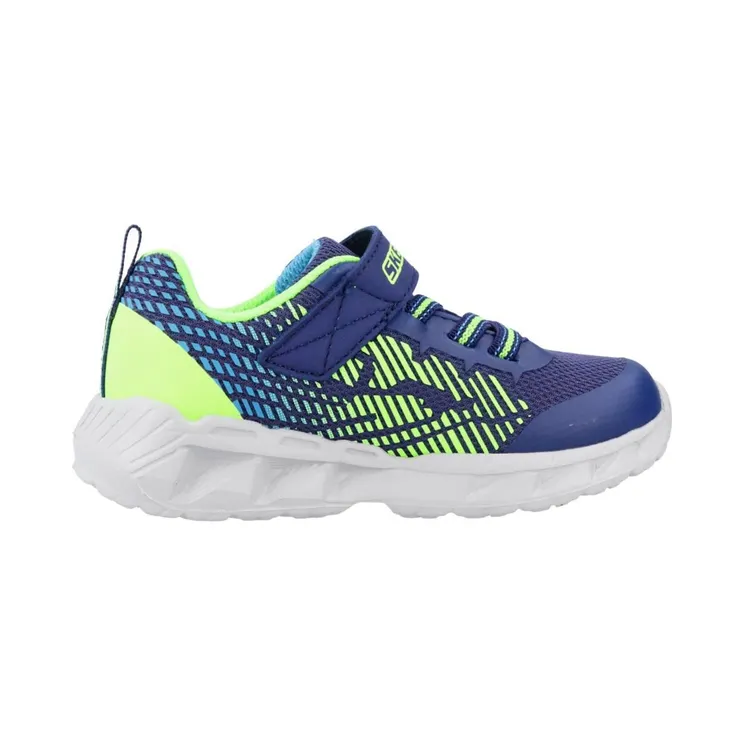 Skechers Skech Navy Textile / Synthetic / Lime / Blue Trim (11447718)
