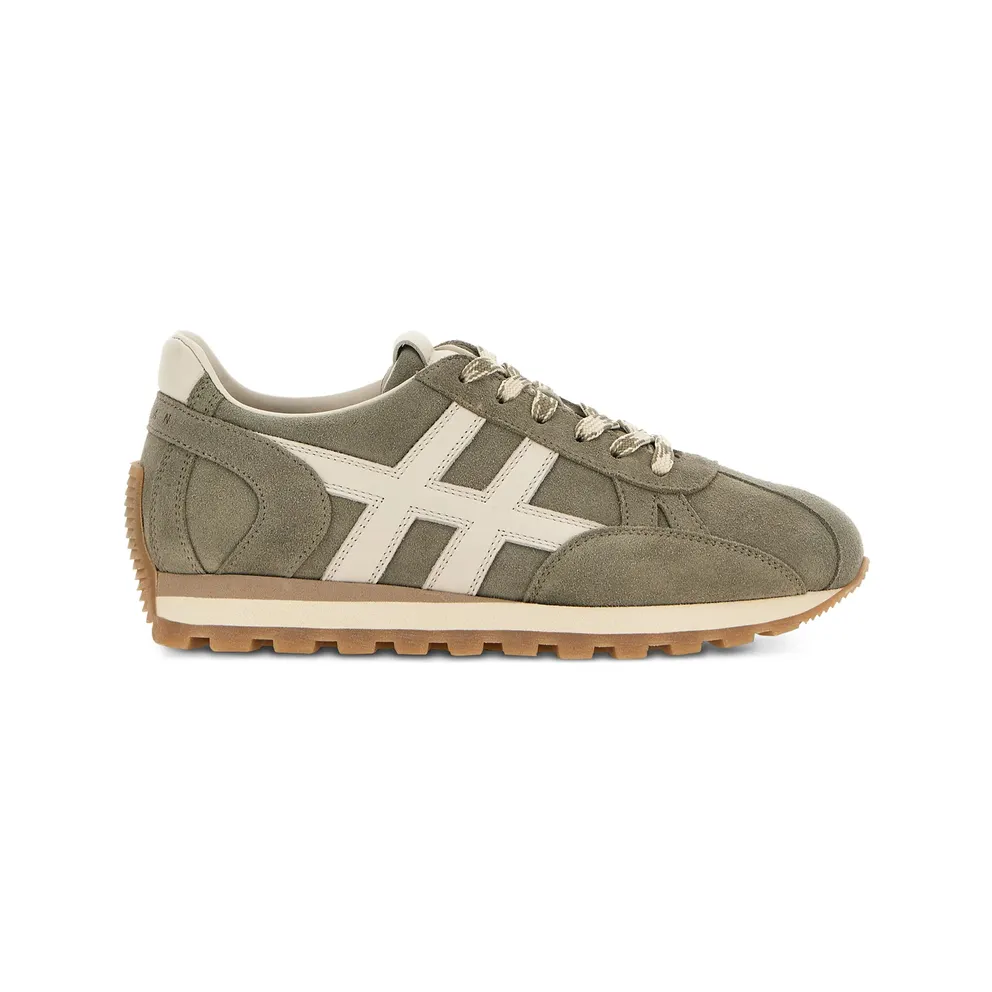 Hogan H671 86ER Lace-up Fastening “Green” (HXW7010FP0CU HO0RV7)
