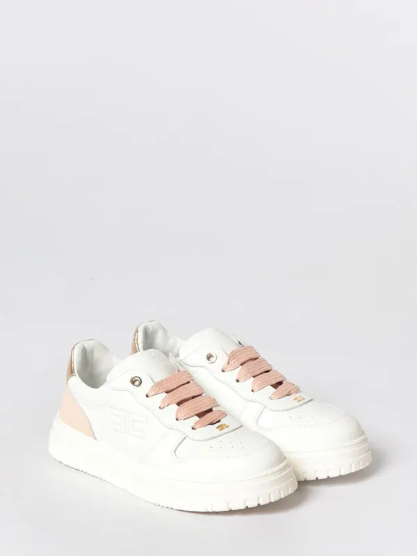 Elisabetta Franchi Leather Ivory (F4A9E05230092B078)