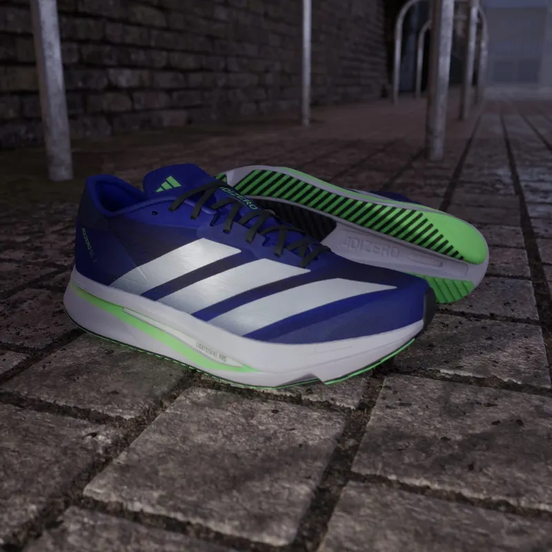 Adidas Adizero SL 2 Lucid Blue / Cloud White / Lime Burst (JQ0347)
