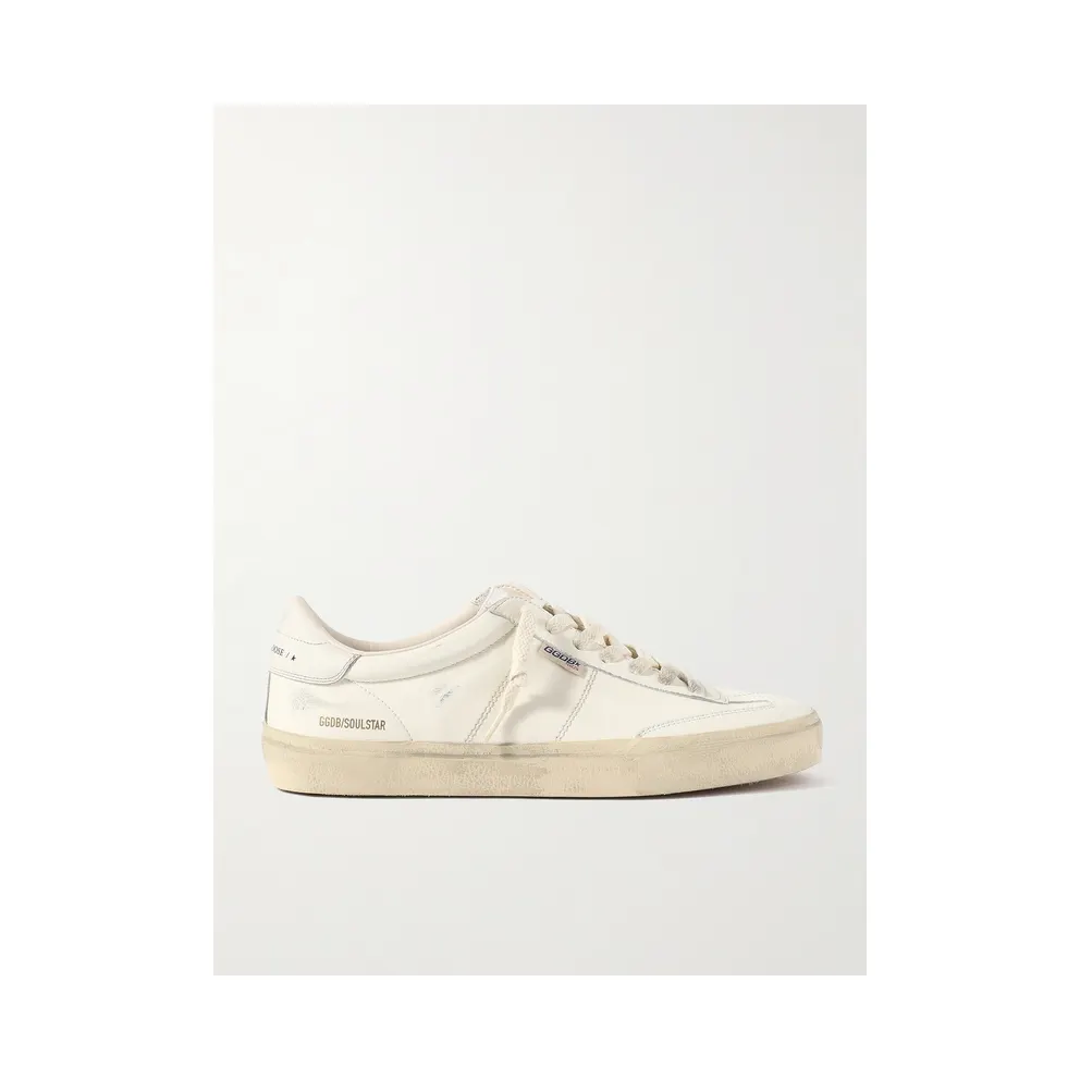 Golden Goose Soul-Star Distressed Leather Off-white (GMF00464.F006932)