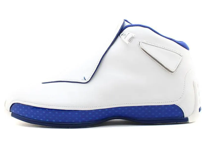 Air Jordan Nike AJ XVIII 18 OG White Sport Royal (305869-101)