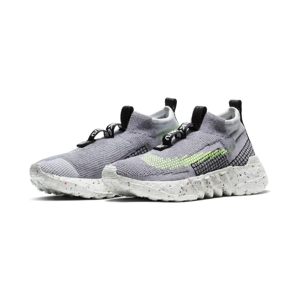 Nike Space Hippie 02 Grey Volt Wolf Grey/Black-Volt-Dark Smoke Grey (CQ3988-002)