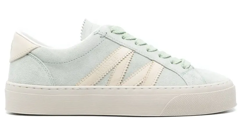 Moncler Monaco2 suède sneakers – Groen (K109B4M00160M6070)