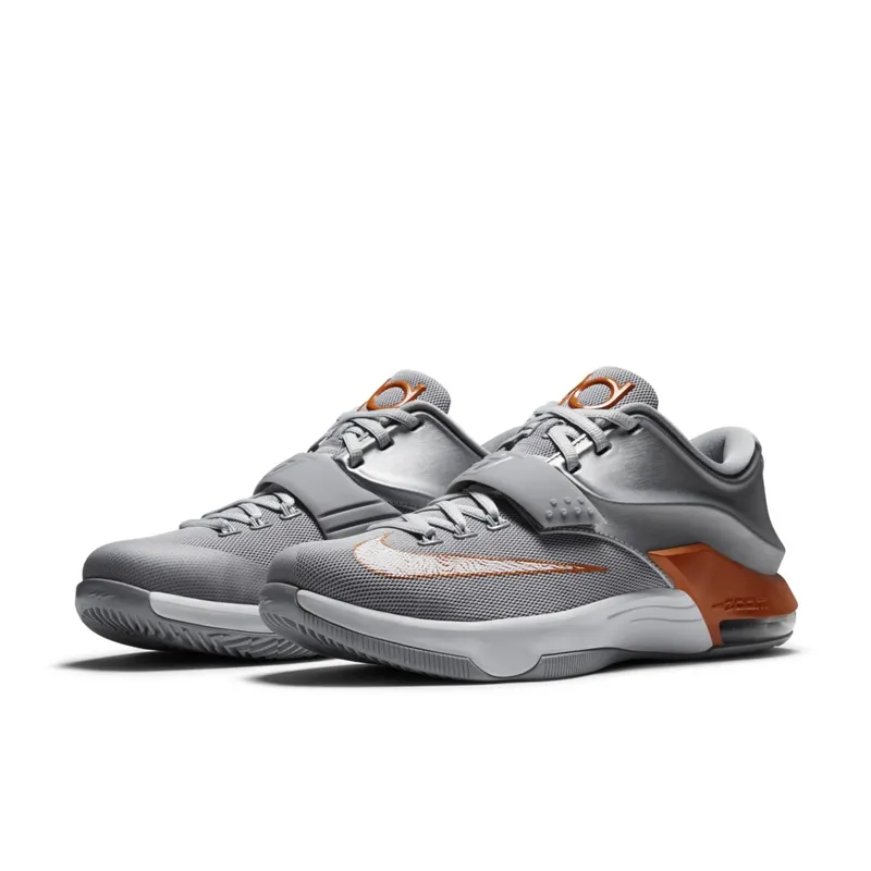 Nike KD 7 ‘Wild West’ Metallic Silver/Urban Orange-Wolf Grey-Pure Platinum (653996-080)