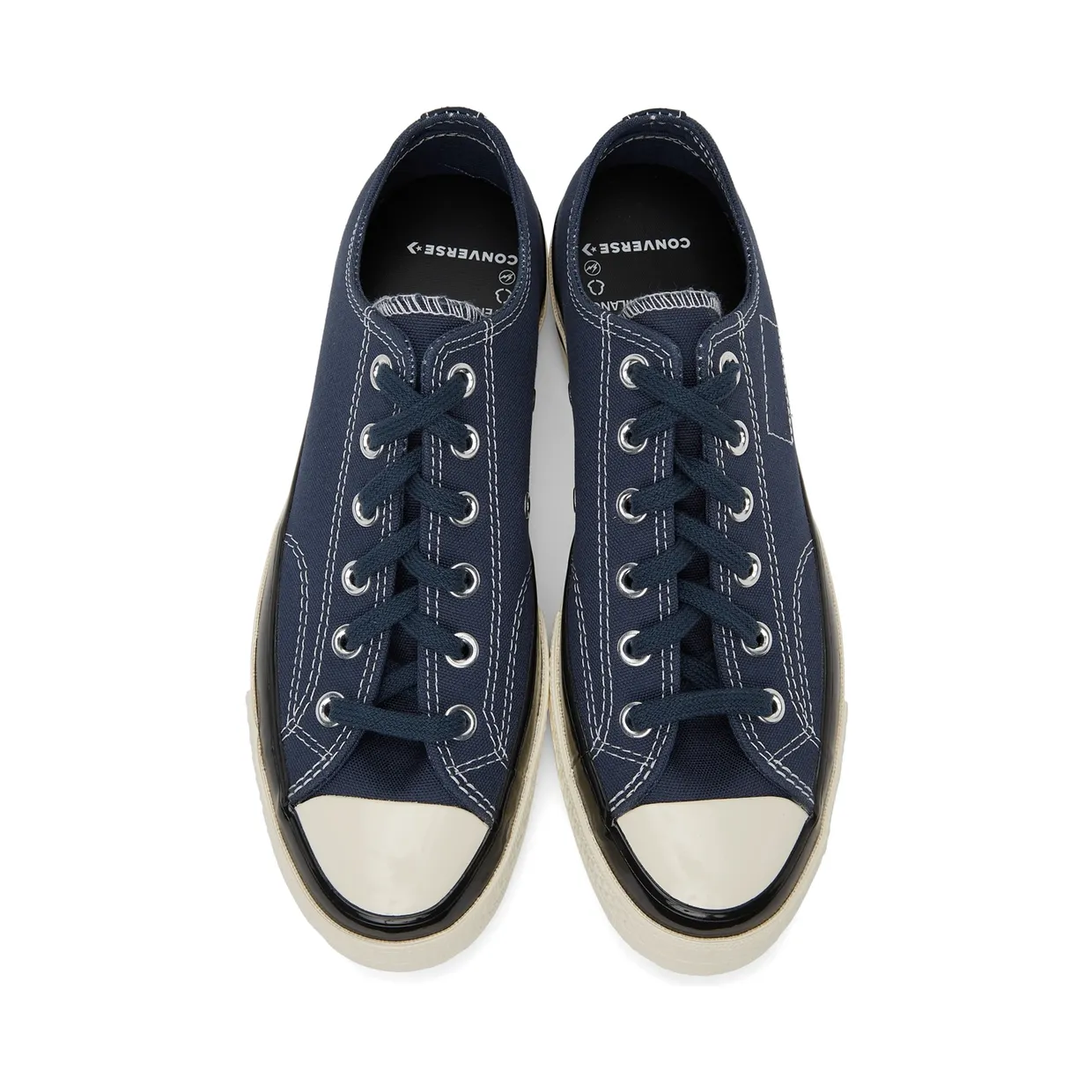 Moncler Genius 7 Moncler FRGMT Hiroshi Fujiwara Converse Navy Fraylor III Chuck 70 Sneakers (G20964M7050002SLQ) (5)