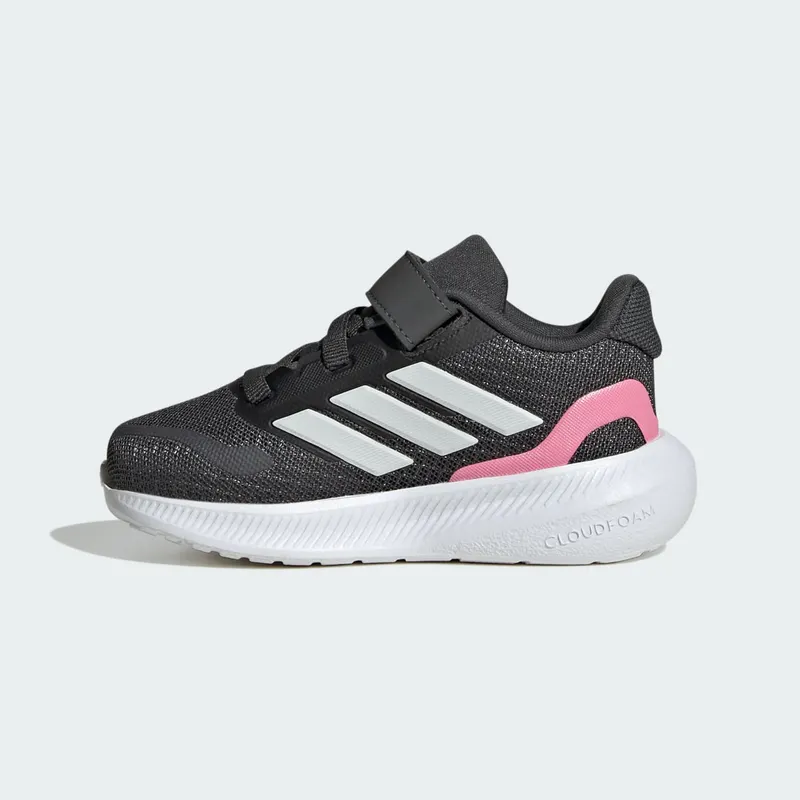 Adidas Runfalcon 5 Kids Grey Six / Crystal White / Bliss Pink (JQ8670)