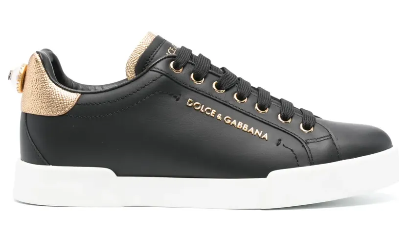 Dolce & Gabbana Dolce & Gabbana Portofino leren “Black” (CK0159AN298)