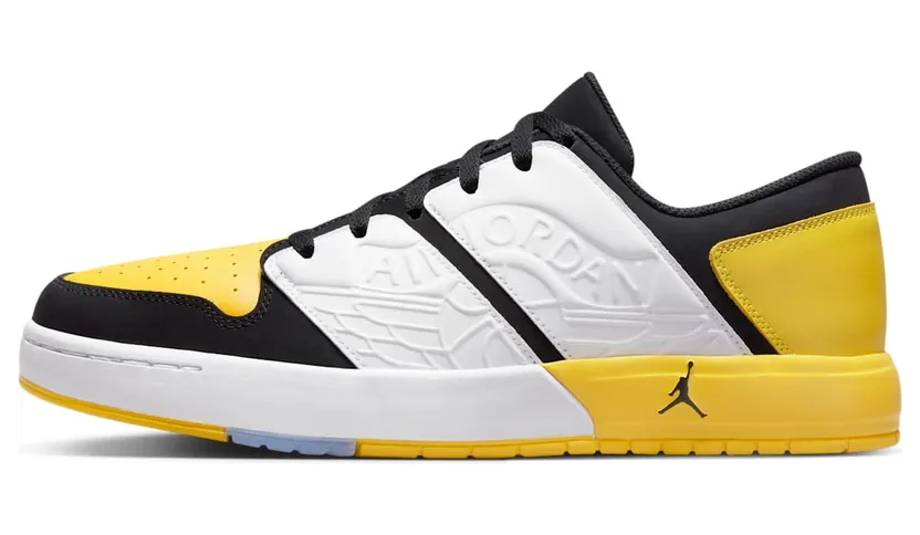 Jordan Nu Retro 1 Low Black Tour Yellow White (DV5141-017)