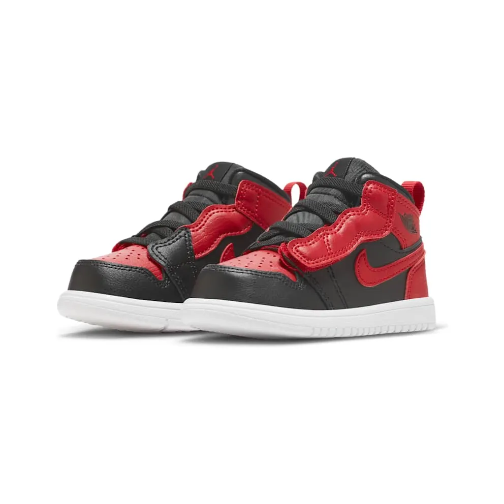 Jordan 1 Mid Alt Banned 2020 (TD) Black/University Red-Black-White (AR6352-074)